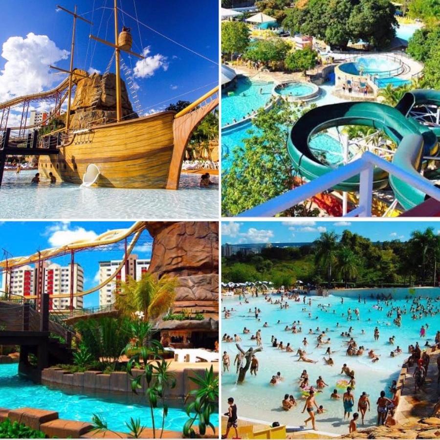 Piazza Diroma C/ Acqua Park - Viaggio Locacoes Por Temporada Apartment กัลดัสโนวัส ภายนอก รูปภาพ
