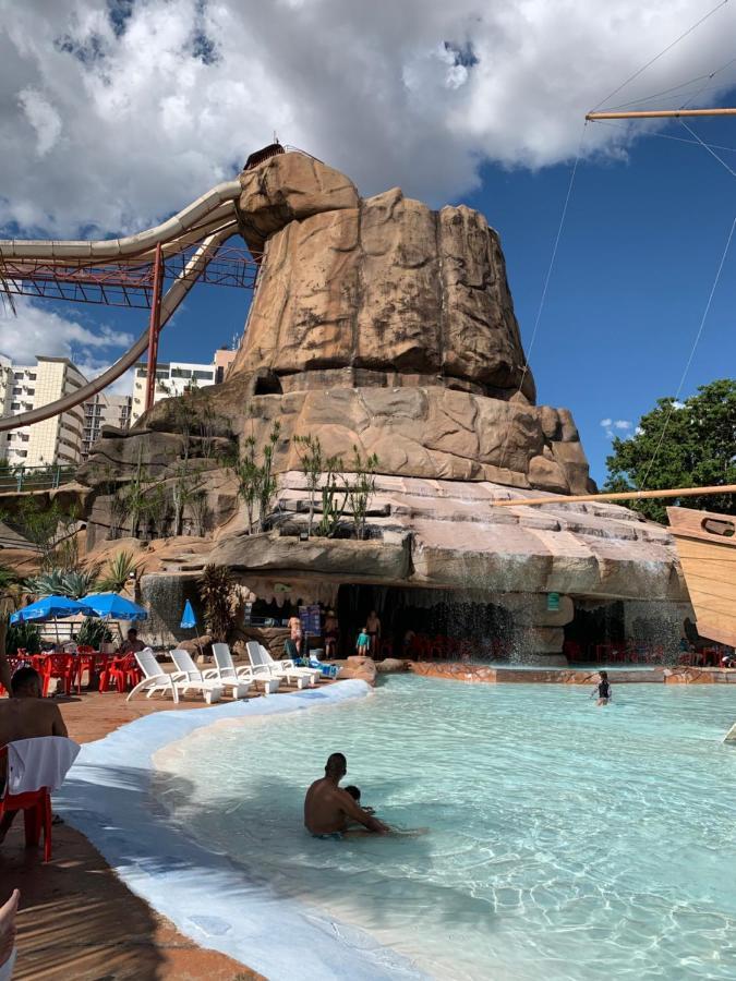 Piazza Diroma C/ Acqua Park - Viaggio Locacoes Por Temporada Apartment กัลดัสโนวัส ภายนอก รูปภาพ