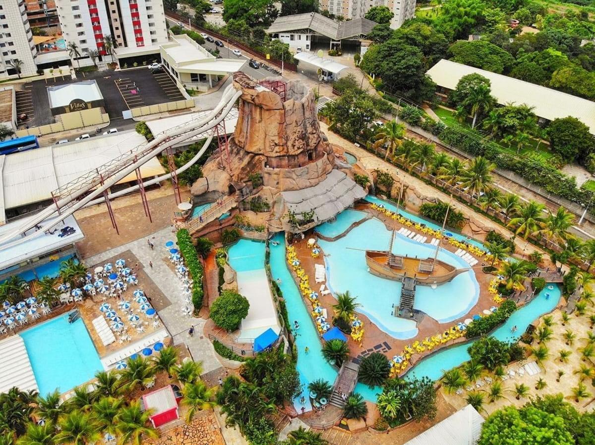 Piazza Diroma C/ Acqua Park - Viaggio Locacoes Por Temporada Apartment กัลดัสโนวัส ภายนอก รูปภาพ